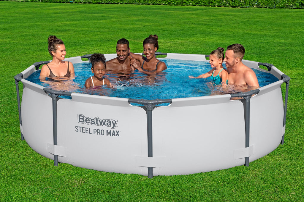 Bestway Steel Pro Max Frame Pool, rund, ohne Zubehör 305 x 76 cm