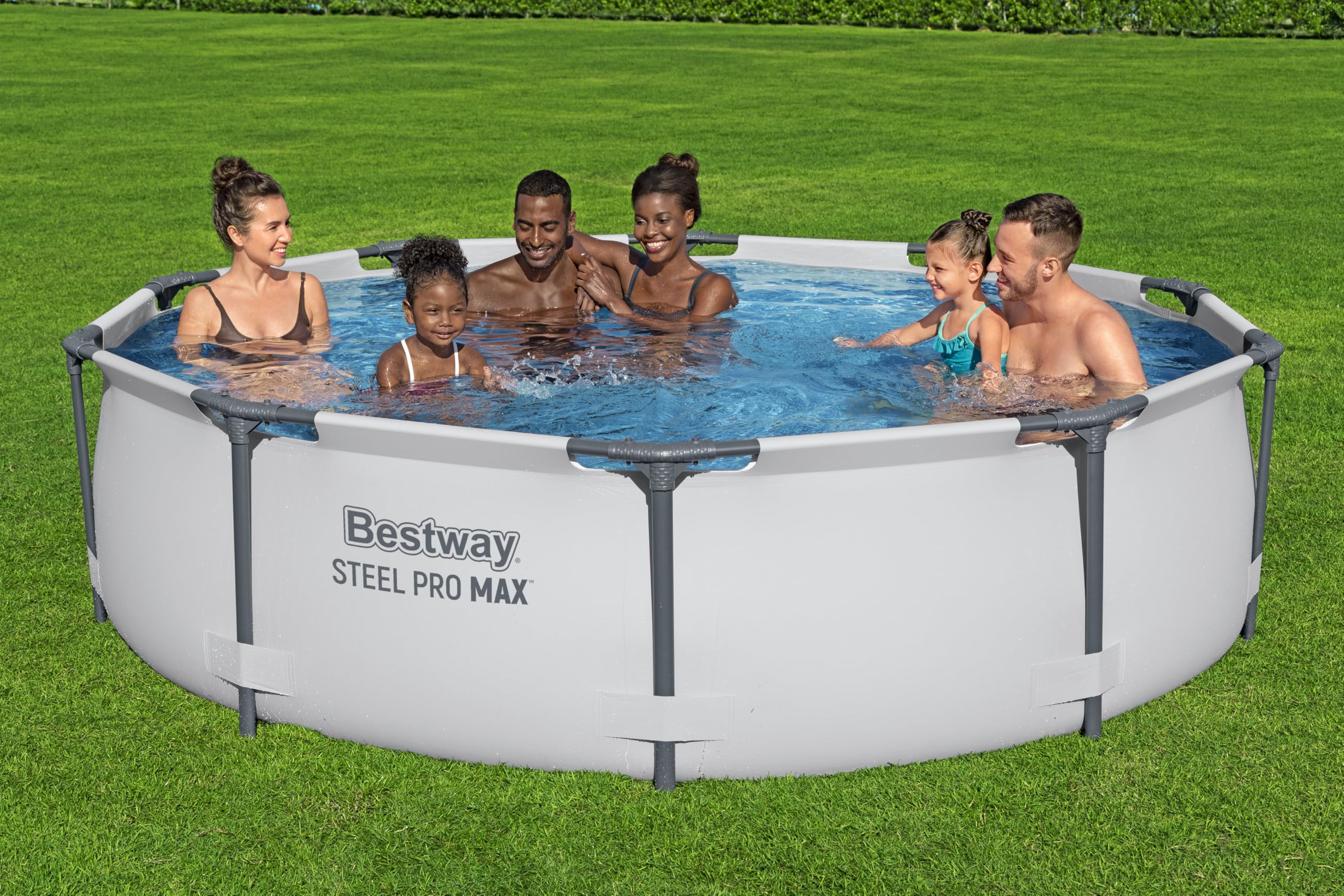 Bestway Steel Pro Max Frame Pool, rund, ohne Zubehör 305 x 76 cm